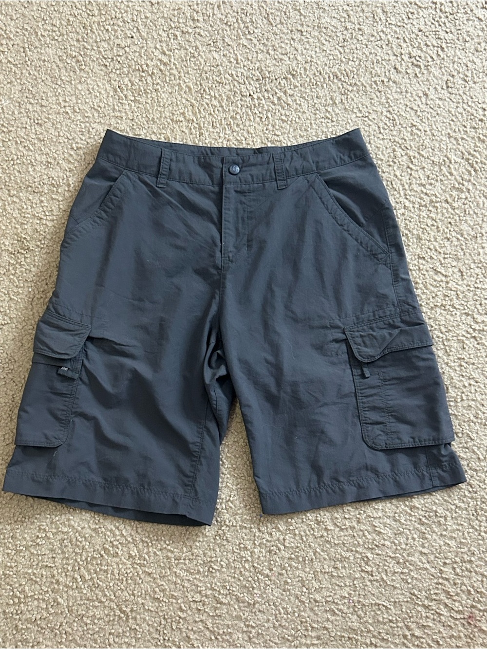 REI Women's Sz 4 Grey Cargo Hiking Shorts